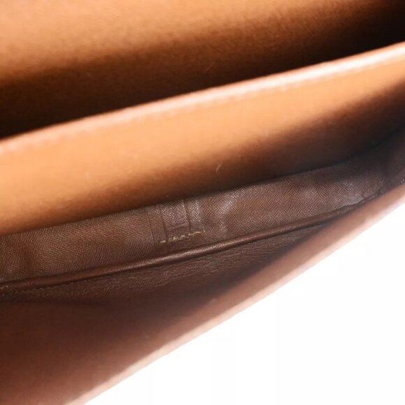 LOUIS VUITTON Cartouchiere MM Shoulder Bag Monogram Leather Brown - Picture 6 of 16